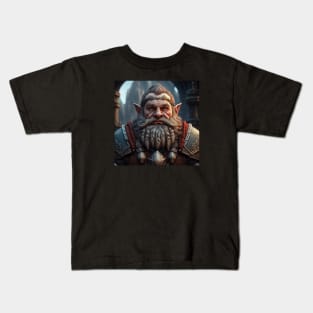 Realm of the Dwarven Monarch Kids T-Shirt